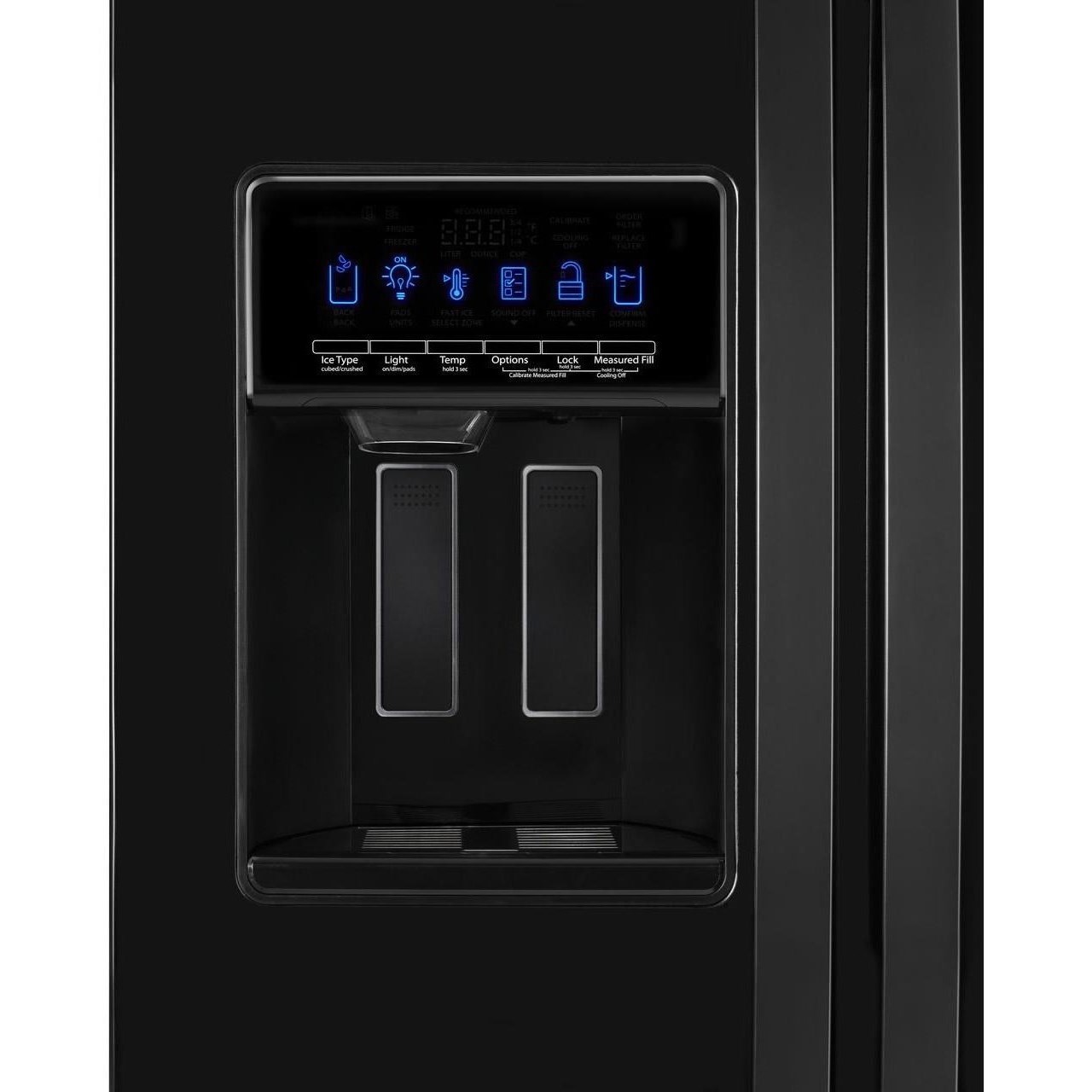 Whirlpool WRS588FIHV 36inch Wide SidebySide Refrigerator 28 cu. ft